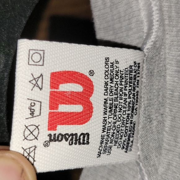 Vintage. 90s. Property of Wilson. Women's size Medium. Made of USA fabric. - Picture 4 of 5